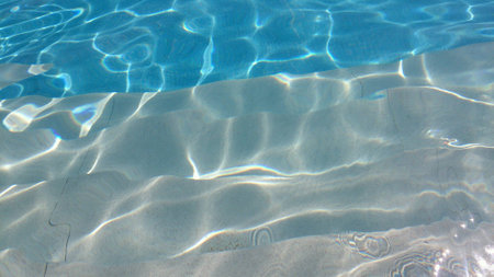 Steps into Swimming Pool