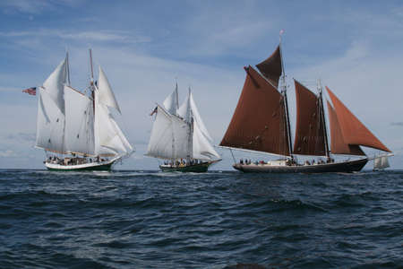 Gloucester Schooner Race off of Eastern Point Lighthouse