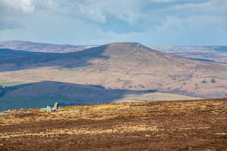 The Sugarloaf, a mountain situated north west of Abergavenny in the Black Mountains in...