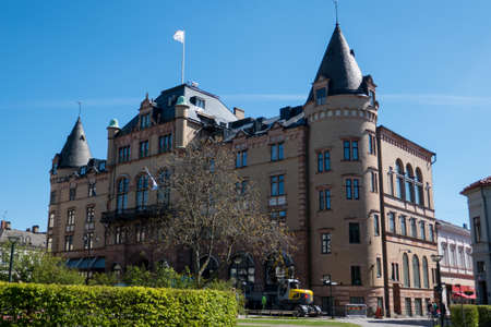 Grand Hotel, at Bantorget in central Lund, Skane, Sweden.のeditorial素材