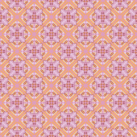 Seamless colorful floral abstract patternのイラスト素材