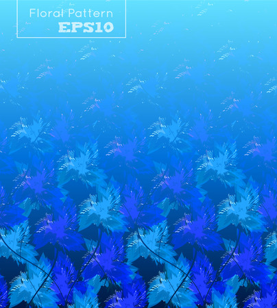 Ornate floral seamless texture, endless pattern with flowers.のイラスト素材