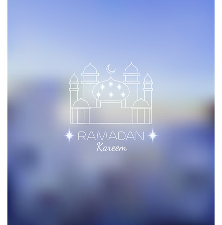 Ramadan Kareem, greeting background, vector illustration, eps10のイラスト素材