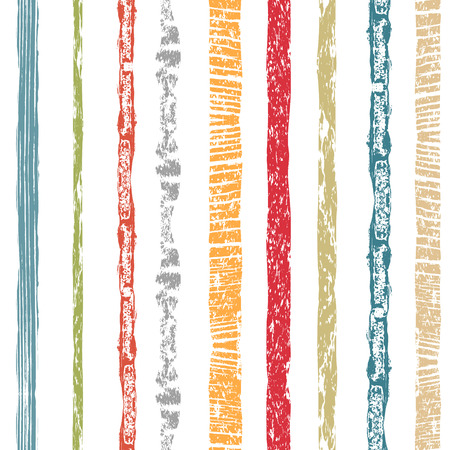 Striped seamless pattern. Textured stripes. Colorful repeating background. Creative design. It can be used for wallpaper, textiles, wrapping, card, cover.のイラスト素材