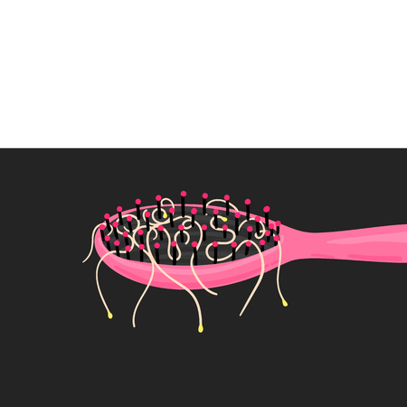 Hair Loss Alopecia Consequences Of Improper Care Comb With