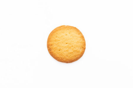 Cookie isolated on white background, after some edits.の写真素材