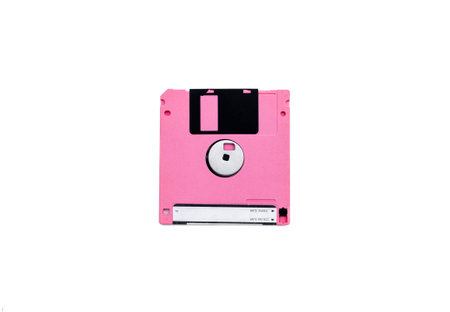 A floppy disk isolated on white background. After some edits.の写真素材