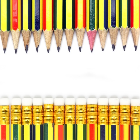 Pencil isolated on white backgroundの写真素材