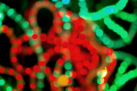 Colorful bokeh light as background