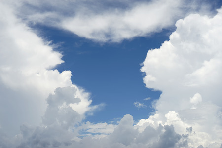 beautiful cloud on blue sky