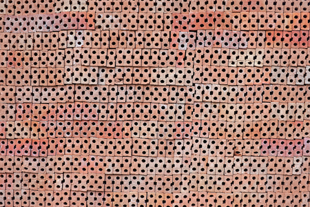 stack of brick wall as background or textureの写真素材