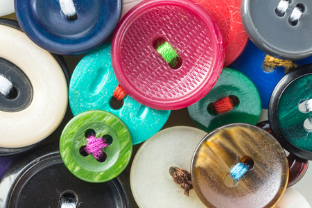 bottons in macroの写真素材