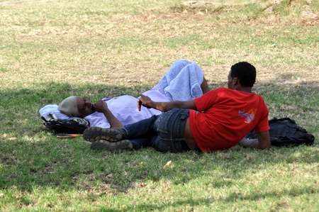 Aswan - SEPTEMBER 21 SEPTEMBER 2010: the Peace life of Egyptians in streets of the city of Aswan. Egypt  SEPTEMBER 21 2010.のeditorial素材