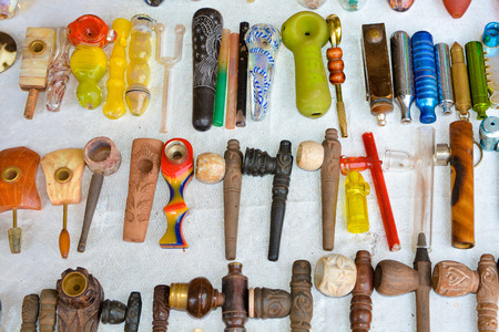 Pipe for Smoking herbの写真素材