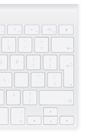 fragment of the standard en_US keyboardの写真素材