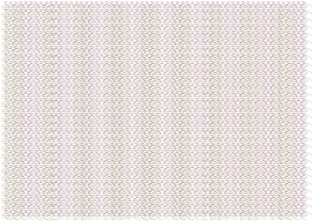 clean and empty guilloche background from three patternsのイラスト素材