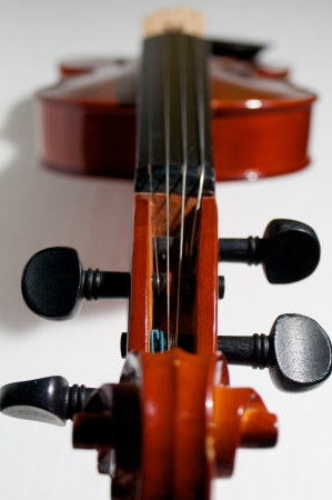 old violin close-up