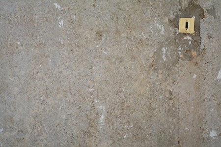 old concrete brown wall with energy light switcherの写真素材