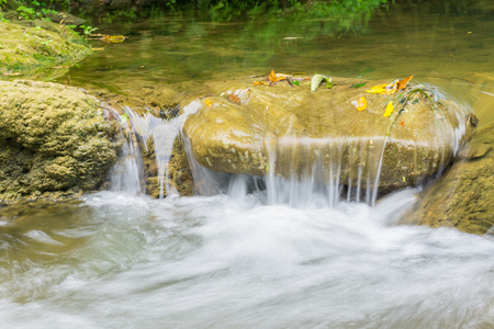 Landscape photo, Chet Sao Noi Waterfall National Park at Saraburi province of , Thailandの写真素材