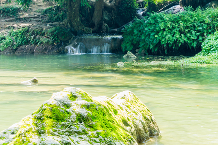 Landscape photo, Chet Sao Noi Waterfall National Park at Saraburi province of , Thailandの写真素材