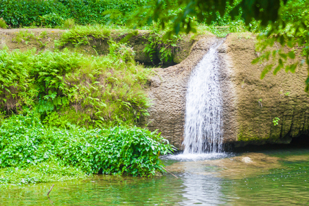 Landscape photo, Chet Sao Noi Waterfall National Park at Saraburi province of , Thailandの写真素材