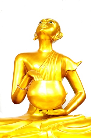 Thai Golden Buddha Statue  Buddha Statue in Thailandの写真素材