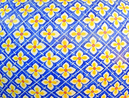 Seamless traditional mosaic pattern for backgrounds,coverag e outside of buildingsの写真素材