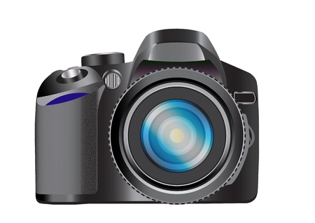 DSLR Camera Vector Imagesのイラスト素材