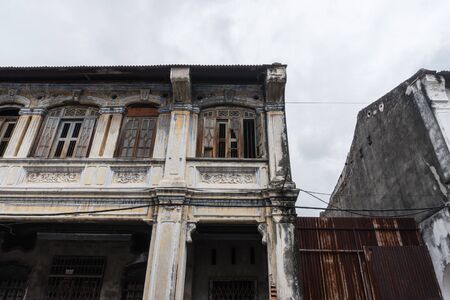 low angle of heritage houseの写真素材