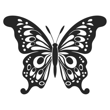 Butterfly icon isolated on white background. EPS 10のイラスト素材