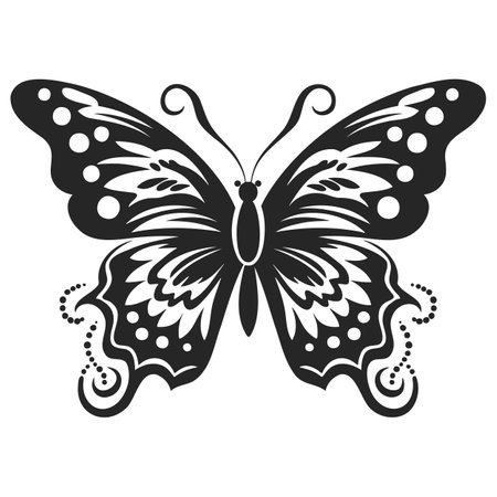 Butterfly icon isolated on white background. EPS 10のイラスト素材