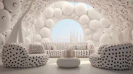 A modern white living room inspired.の素材