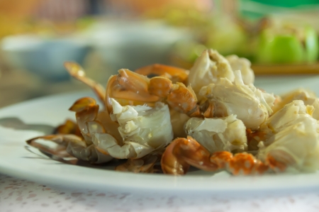 Steamed Crab Legs の写真素材