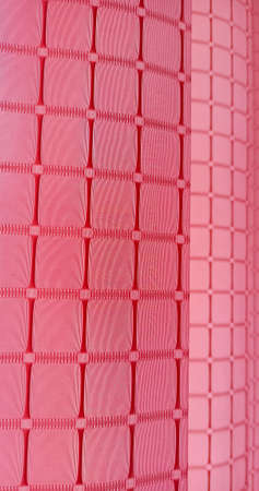 pink nylon fabric in the roomの写真素材