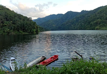 water waves in the poolの写真素材