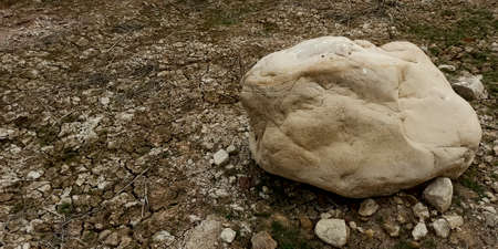 Big rocks in the riverの写真素材