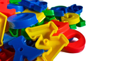 Color plastic english letters (A-Z)