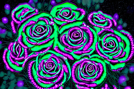 Abstract fractal background . 2D illustration, texture.の写真素材