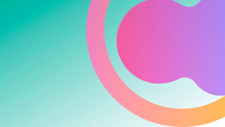 abstract background, vector illustration, gradient colors, pastel colorsの写真素材