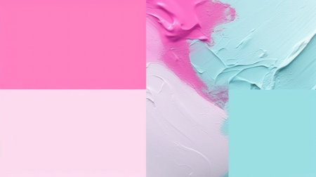 abstract pink and blue color background for text and design, watercolor paintの素材