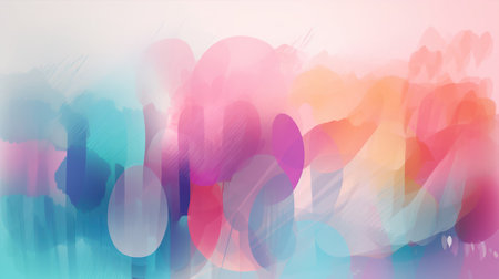 Abstract colorful watercolor background. digital art painting. texture backdrop.の素材