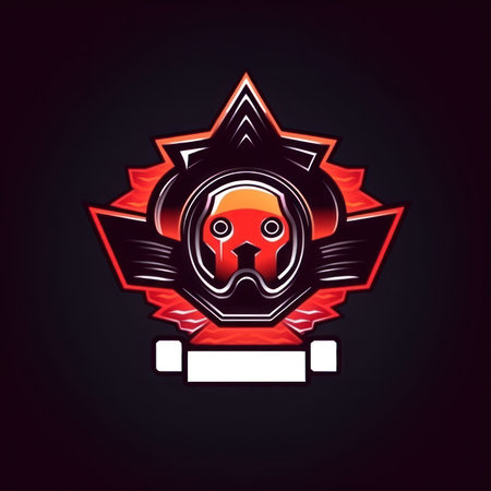 Spartan helmet logo design. Modern professional gaming logo, emblem, badge, label. vector illustrationの素材