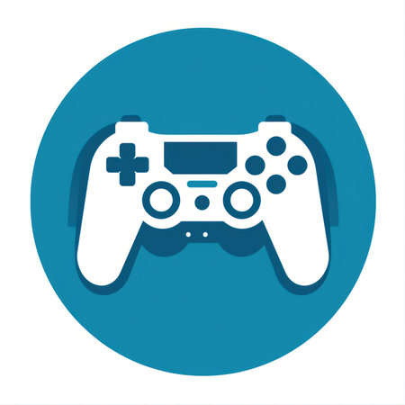 gamepad icon. Flat design style eps 10 vector illustration.の素材