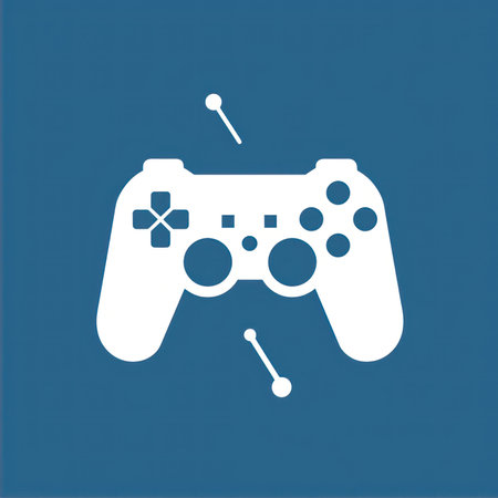 Joystick icon, vector illustration. Flat design style eps 10の素材