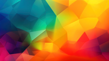 Colorful polygonal background. Abstract vector illustration for your designの素材