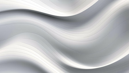 abstract background with waves and lines in gray colors, vector illustrationの素材