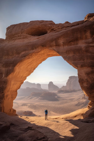 The Arches National Park is a national park in Utah, United States.の素材