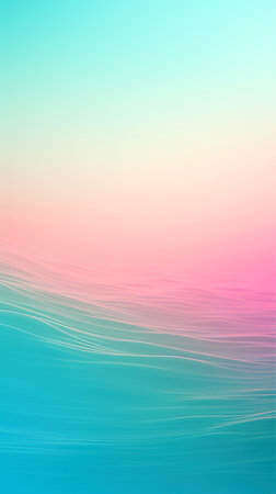 abstract background with smooth lines in pastel pink and blue colorsの素材
