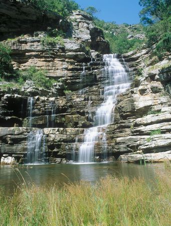 Hoopoe falls in Oribi gorge nature reserve of South Africaの写真素材
