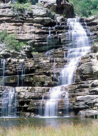 Hoopoe falls in Oribi gorge nature reserve of South Africaの写真素材